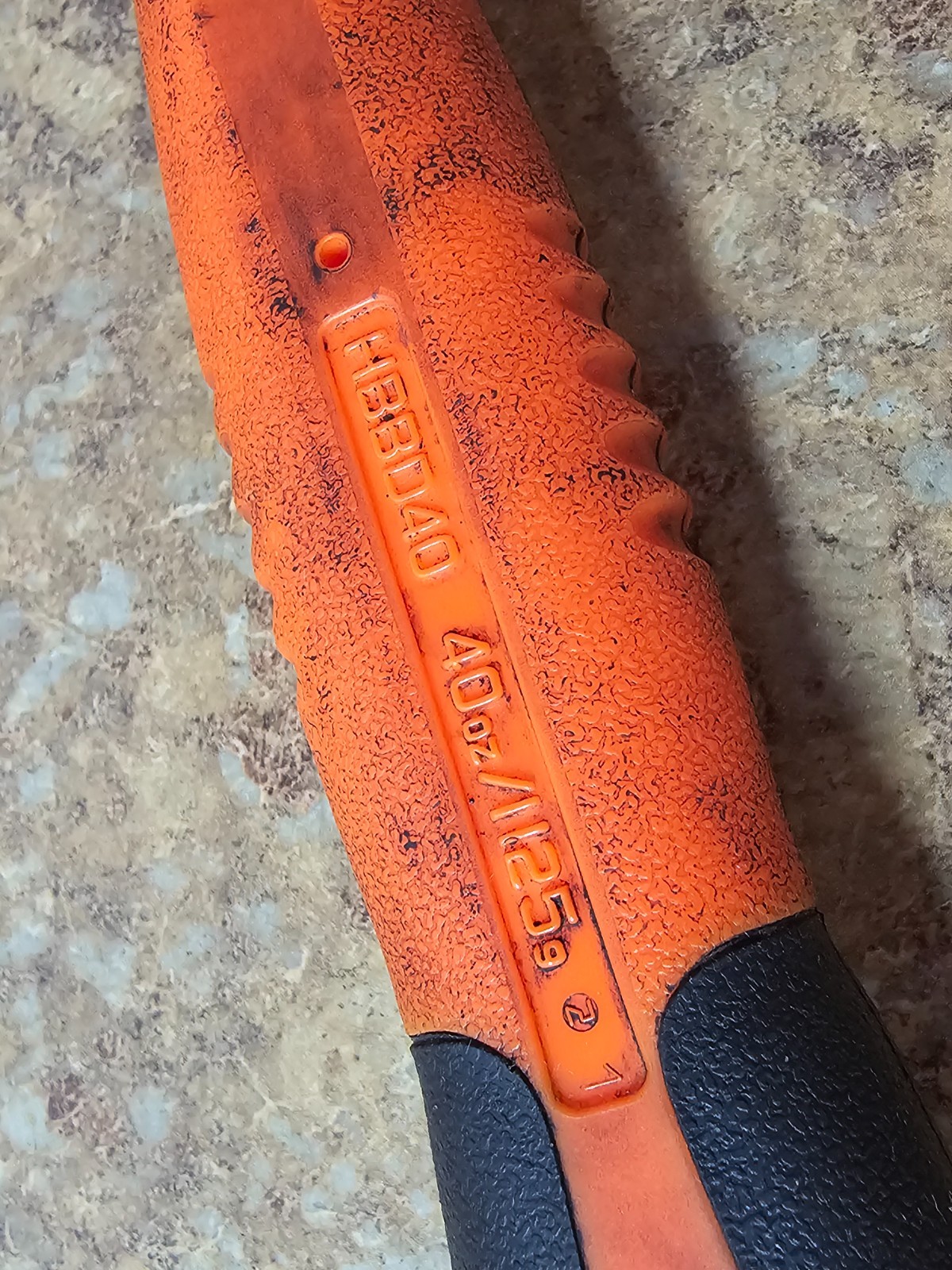 Snap On HBBD40 40oz Dead Blow Ball Peen Hammer Orange Pre-owned
