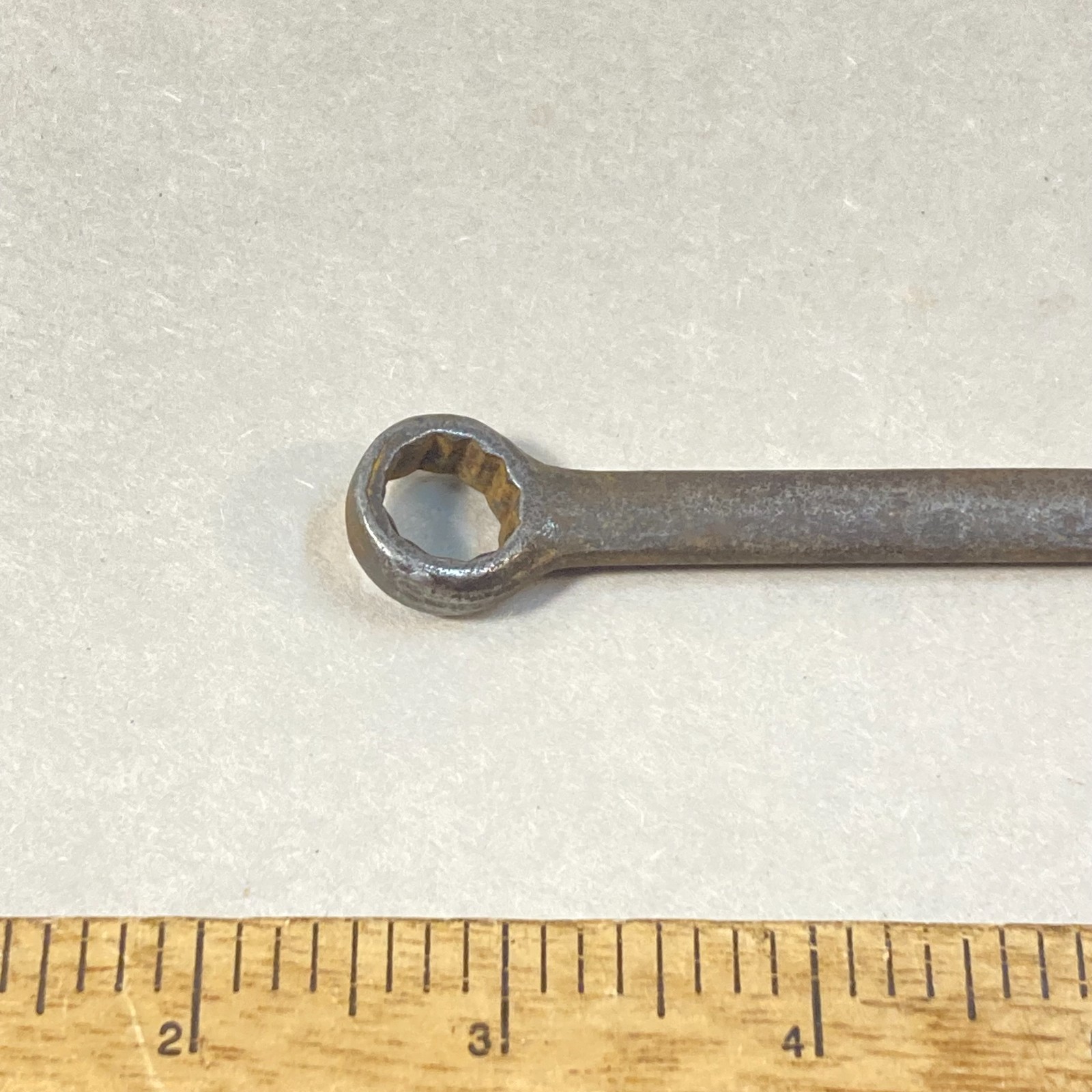 Fairmount 7/16″-3/8″ Wrench Box End Thin Flat Handle 12 Point SAE #7723 USA
