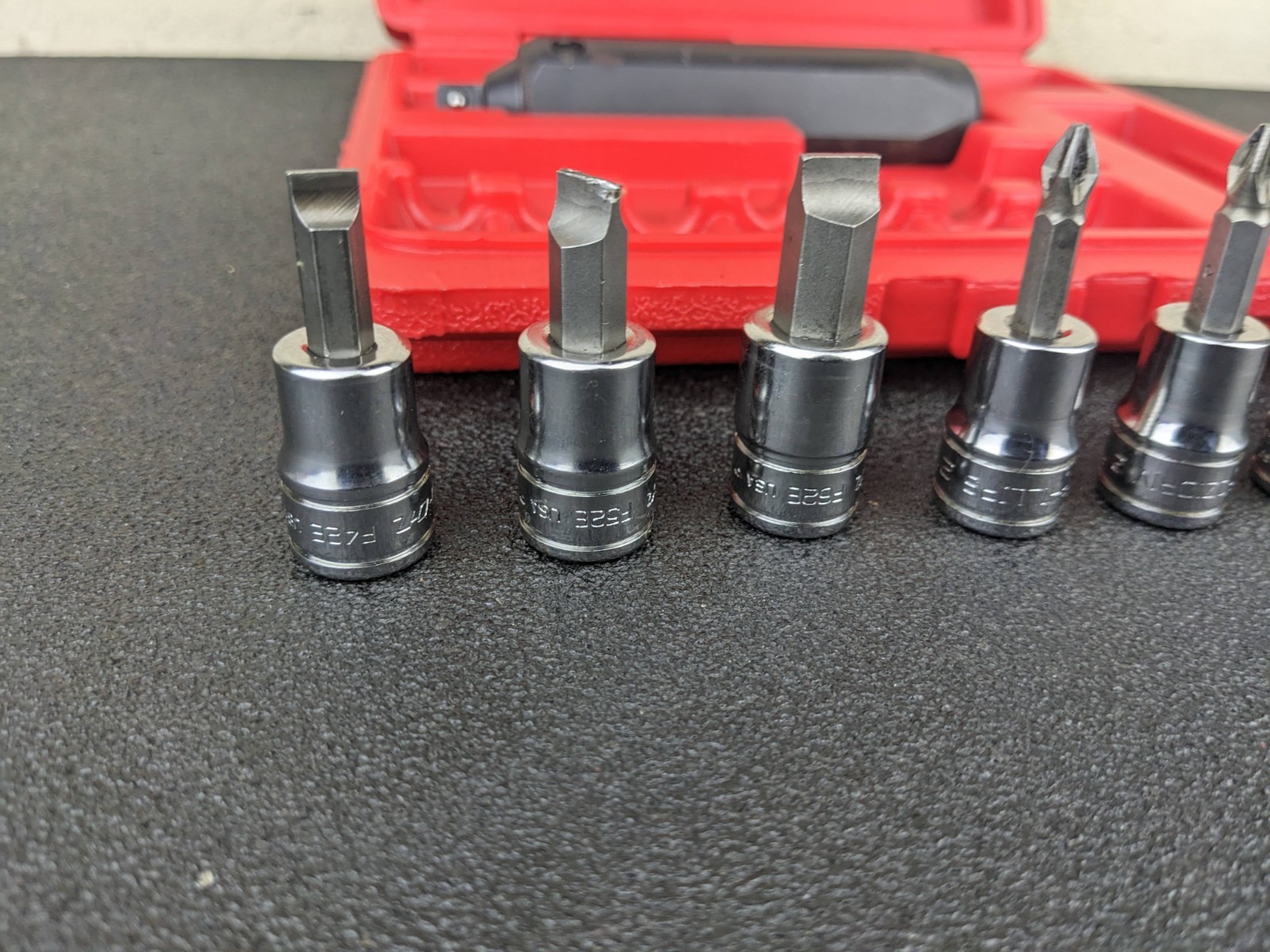 #bo117 Snap On Tools PIT208 EPIT208 3/8” Impact Driver Set 8 pcs with Case