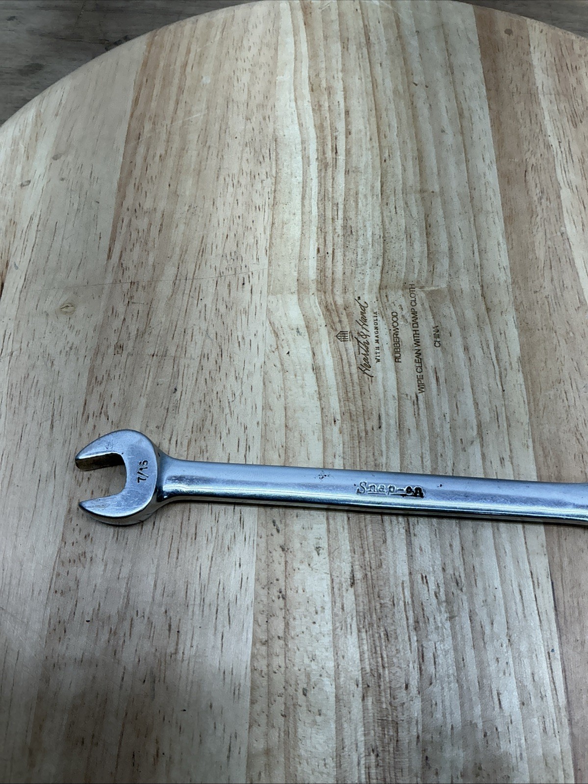 Snap-on Tools RXS14 7/16″ Flare Nut Line Wrench/Open End Combination 6 Point (D)