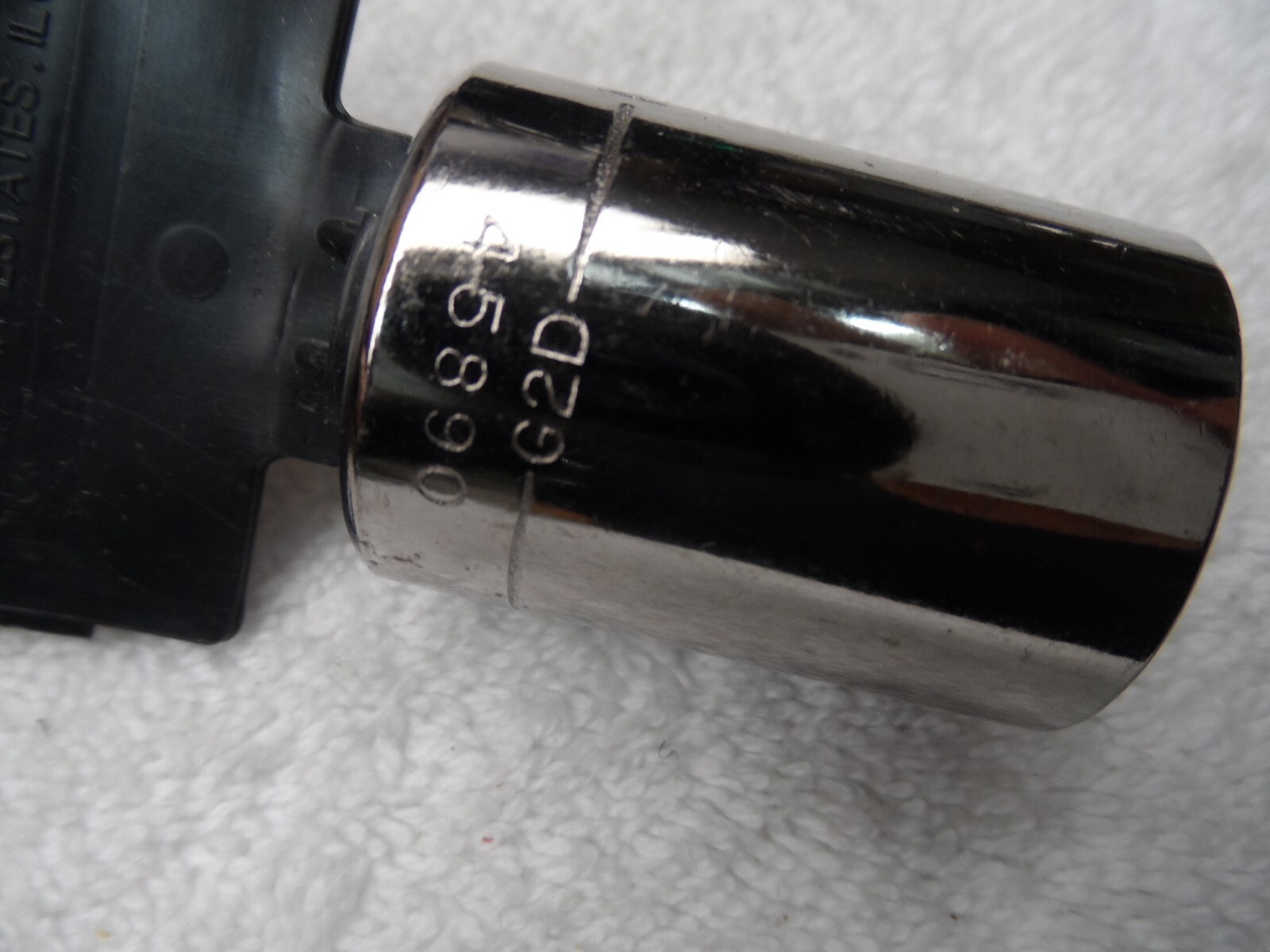 Craftsman 1/2″ Drive Standard SAE Socket, 13/16″ NIP laser 6pt USA – PN 45890