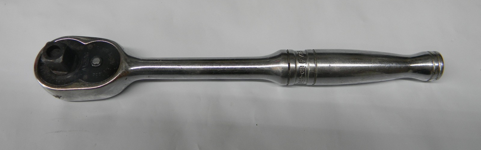 SNAP-ON 3/8″ DRIVE 7-1/2″ LONG STANDARD HANDLE QUICK RELEASE RATCHET #F723