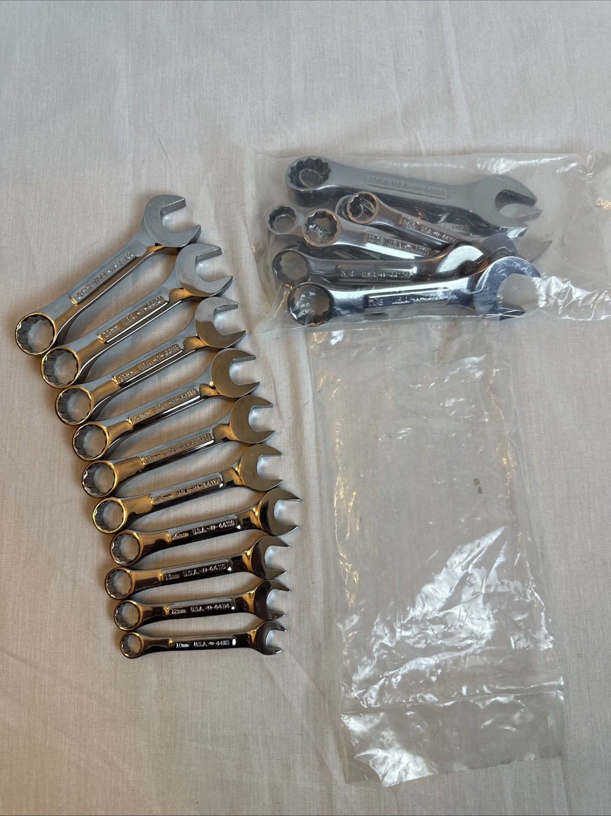 Sears Craftsman Professional Stubby USA Wrench Set 20 Piece Metric NOS Rare HTF