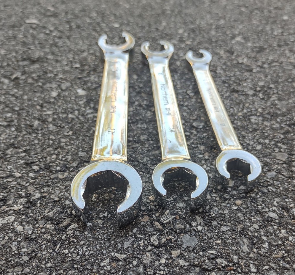 Northern CR-V Flare Nut Metric Wrench Wrenches Lot Of 3