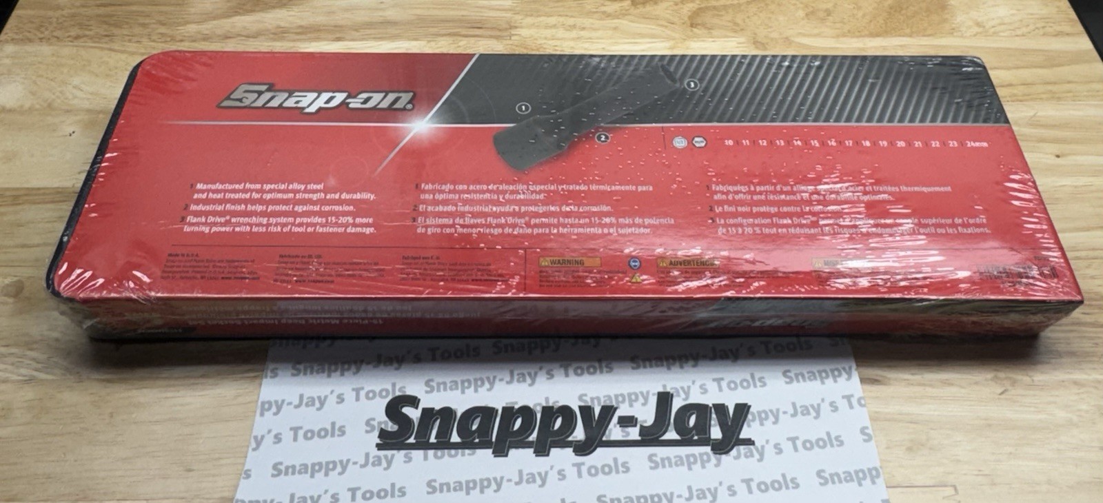 Snap-on Tools NEW 1/2″ drive 10 to 24 mm 6pt DEEP Impact Socket Set 315SIMMYA