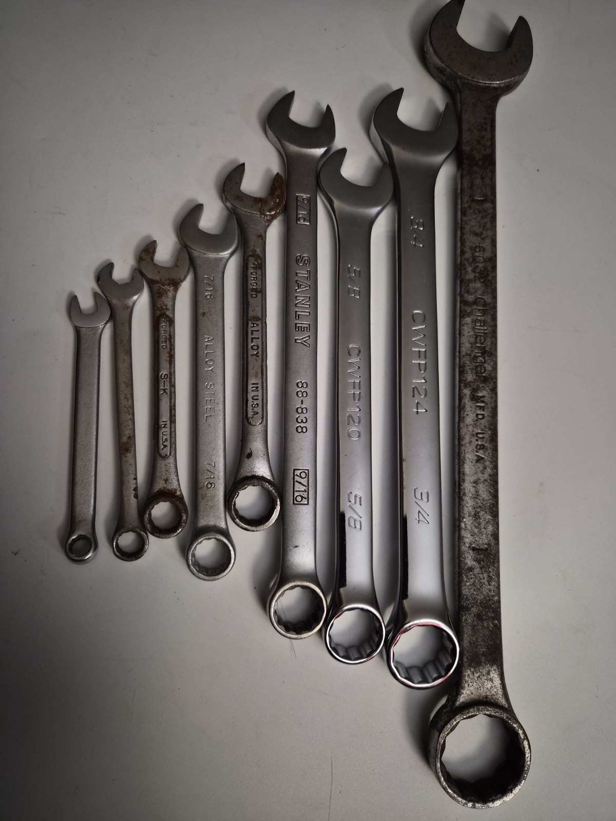 Wrench Bundle Various Brands SAE Sizes 1/4 – 1″
