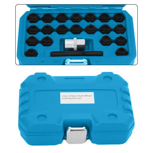 22x Wheel Locking Key Set for Audi Anti-Theft Wheel Rim Lug Nut Master Removal