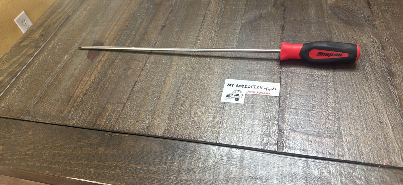 Snap on SGDP162B extra long number 2 Phillips screwdriver red soft grip