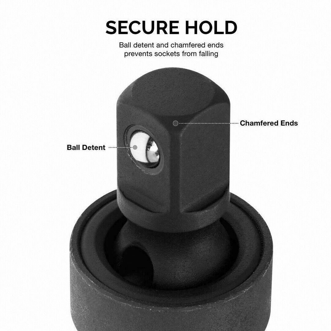 Universal Impact Socket JOINT 3/8″ 1/2″ 1/4″Drive Wobble Swivel Extension US