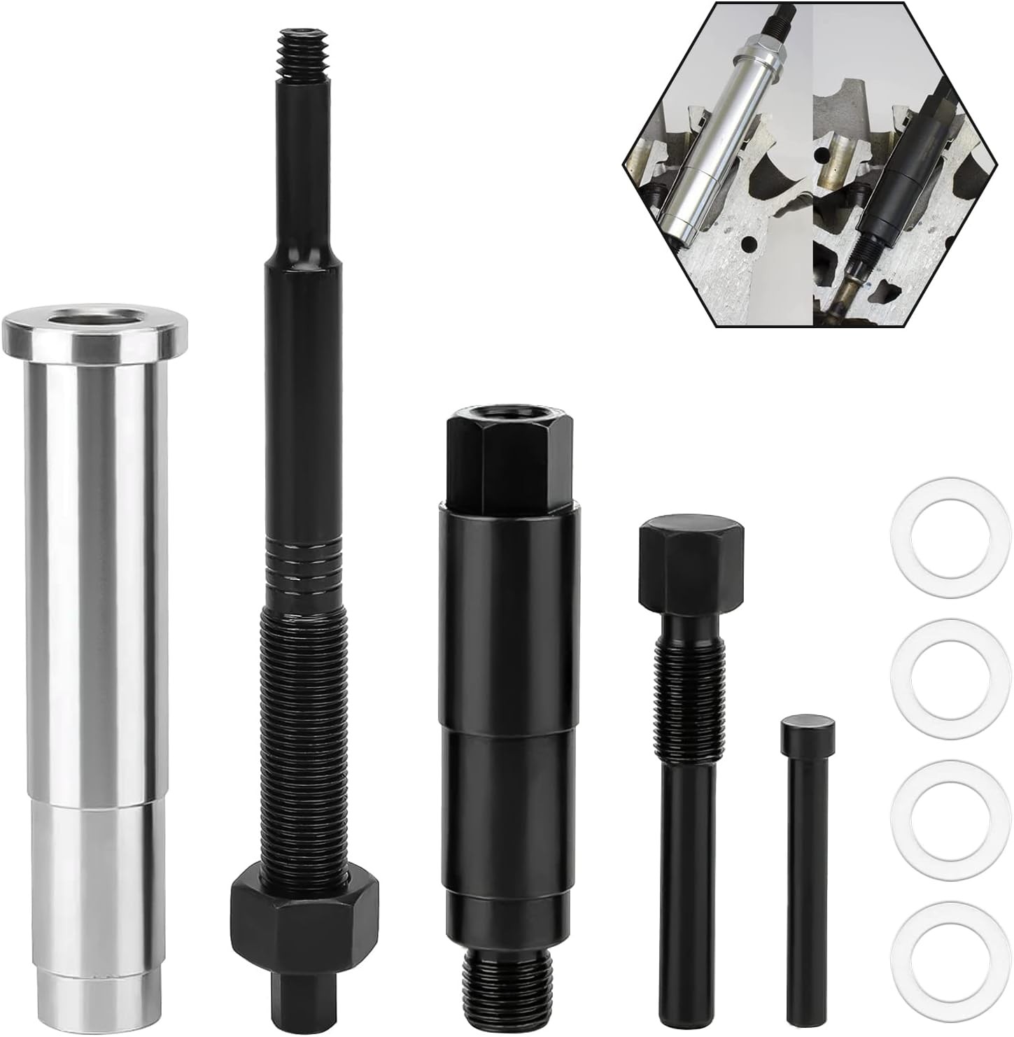 65600 Broken Spark Plug Remover Kit Extractor for Ford Triton 3 Valve Engines