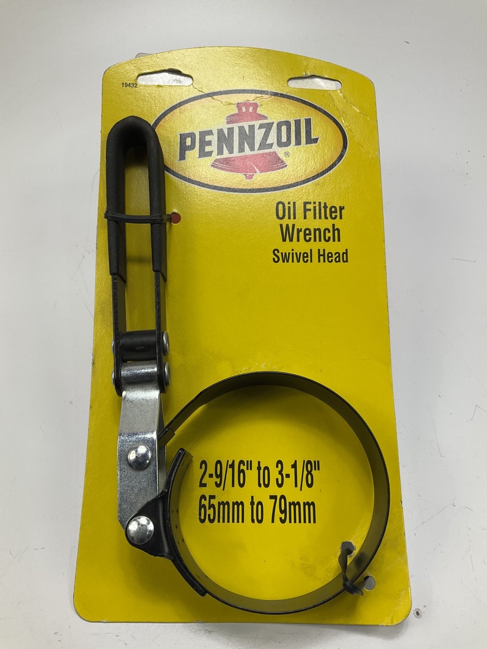 Pennzoil 19432 Oil FIlter Wrench, 2-9/16″ To 3-1/8″, With Swivel Head