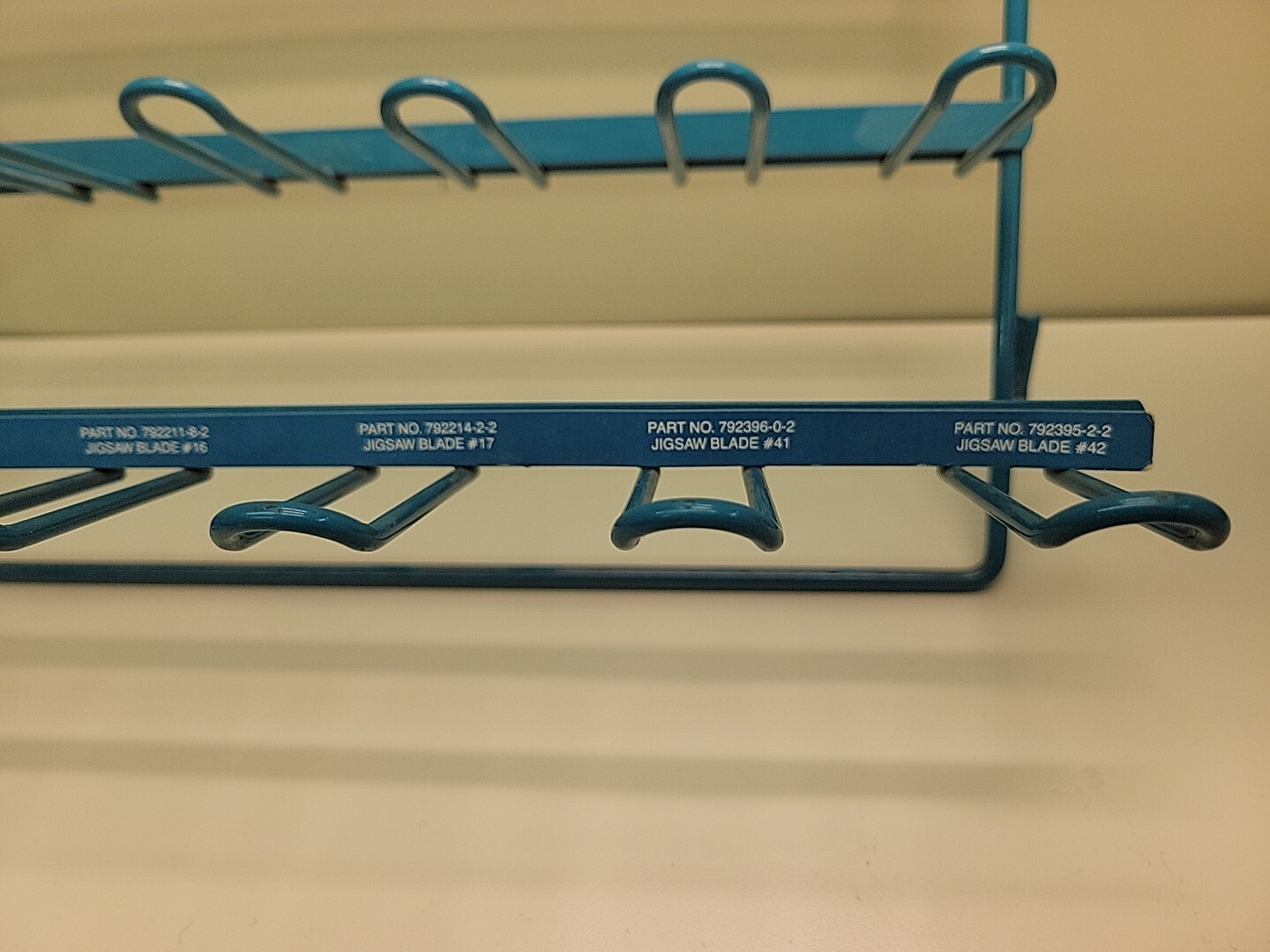 Makita Jig Saw Blade Display Store Rack Metal Pegboard Rack