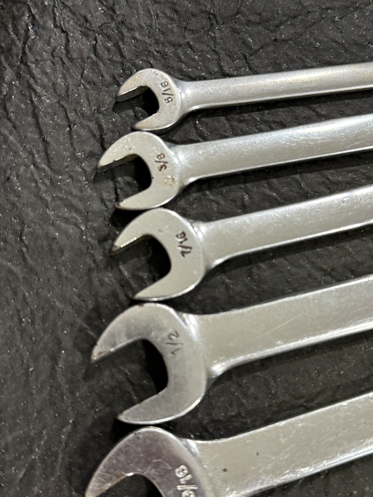 Snap-on Tools 8 pc SAE Combo Wrench Set 5/16″ – 3/4” OSH10 to OSH24, USA MADE