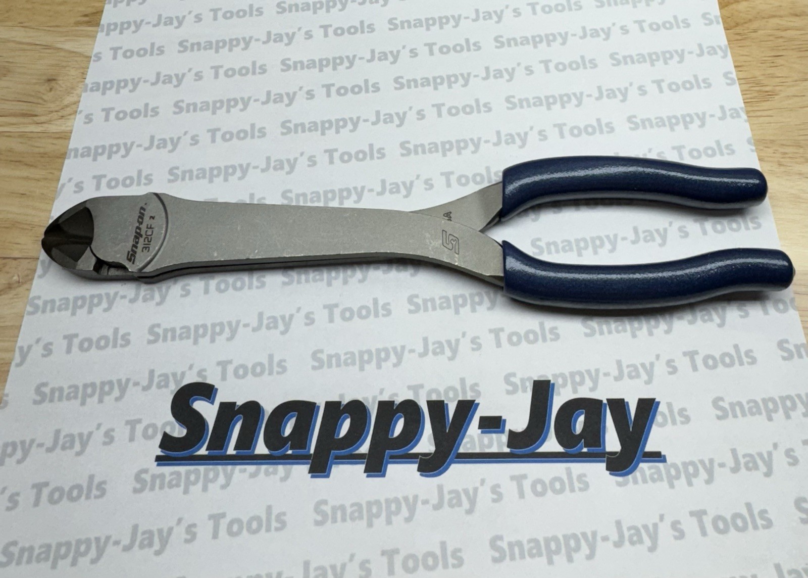 Snap-on Tools USA NEW POWER BLUE 11″ VectorEdge Heavy-Duty Diagonal Cutter 312CF
