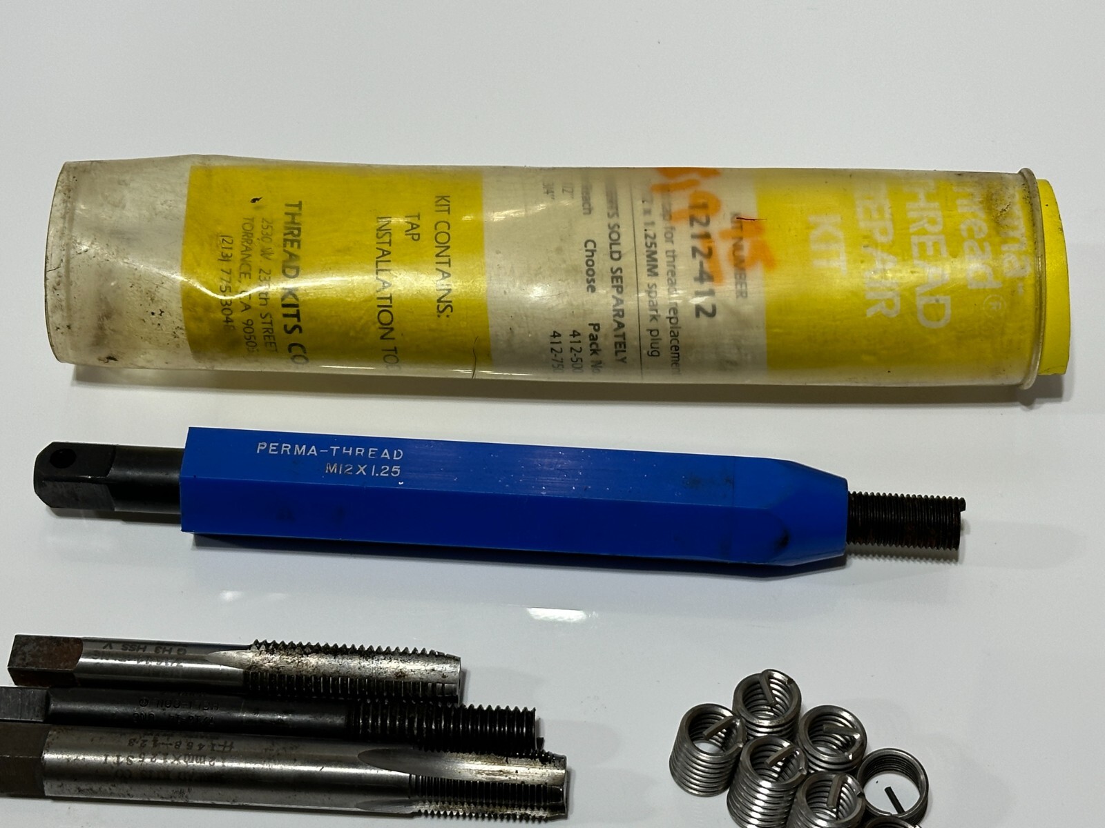 PERMA-THREAD M12 X 1.25 Spark Plug Thread Kit Set – No. 1212-413