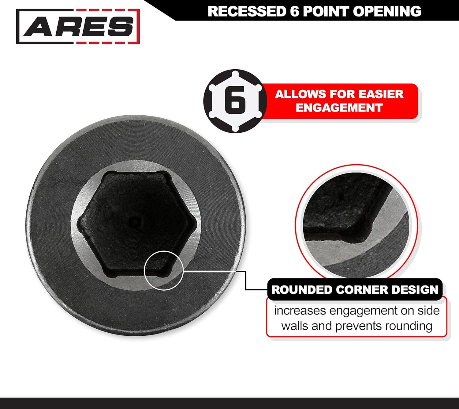 ARES 71505-19mm Harmonic Balancer Socket for Honda – Deep One Size