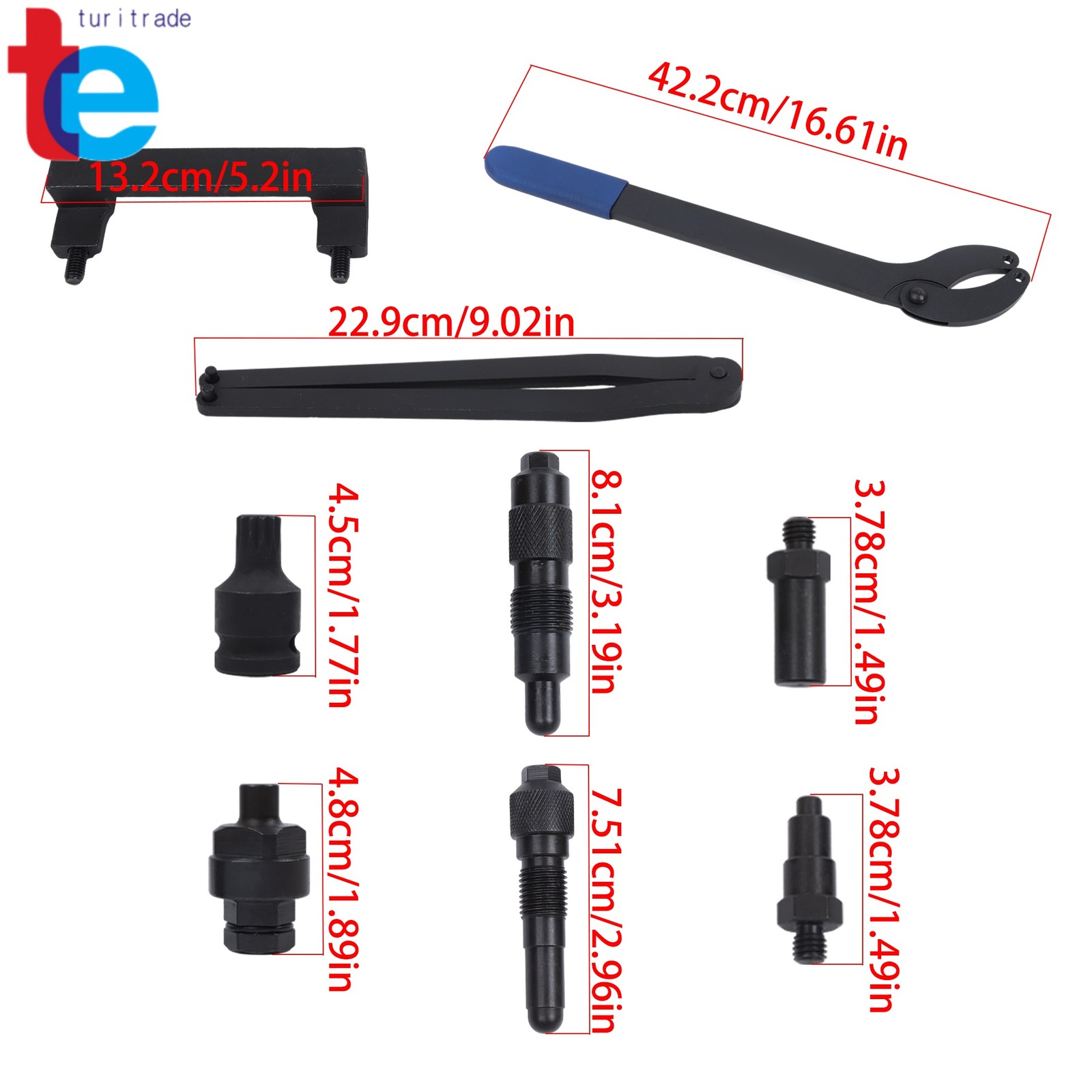 For Audi V6/VW 2/2.8/3.0T FSI Engine Camshaft Timing Locking Tool Kit T40070