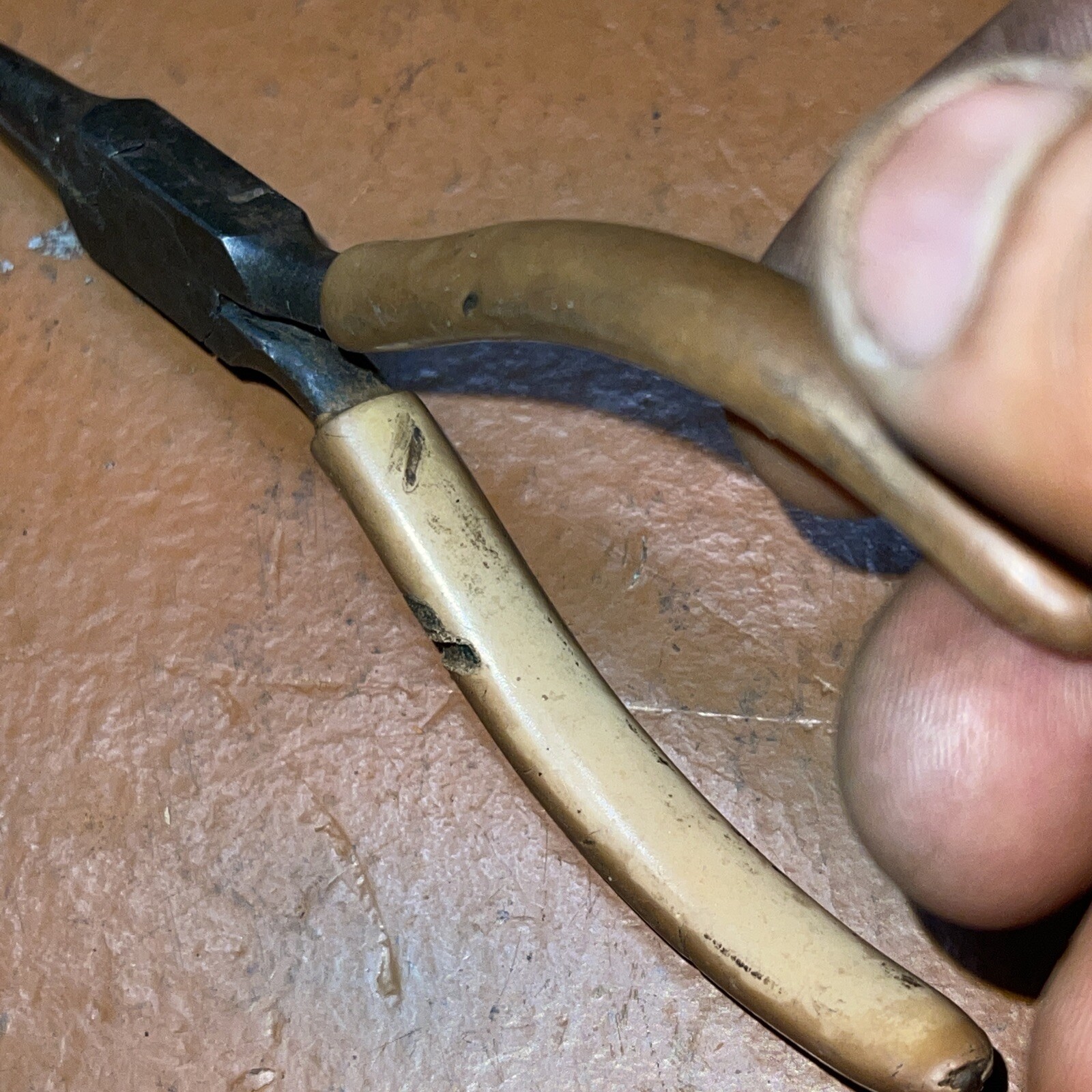 Vintage 5 In OMEGA Italy Needle Nose Pliers Automotive Electrical Jeweler