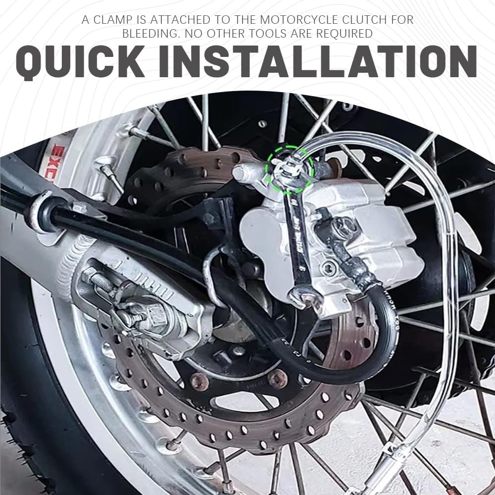 Universal Brake Bleeder Kit – Aluminum & Rubber, Easy Maintenance for Vehicles