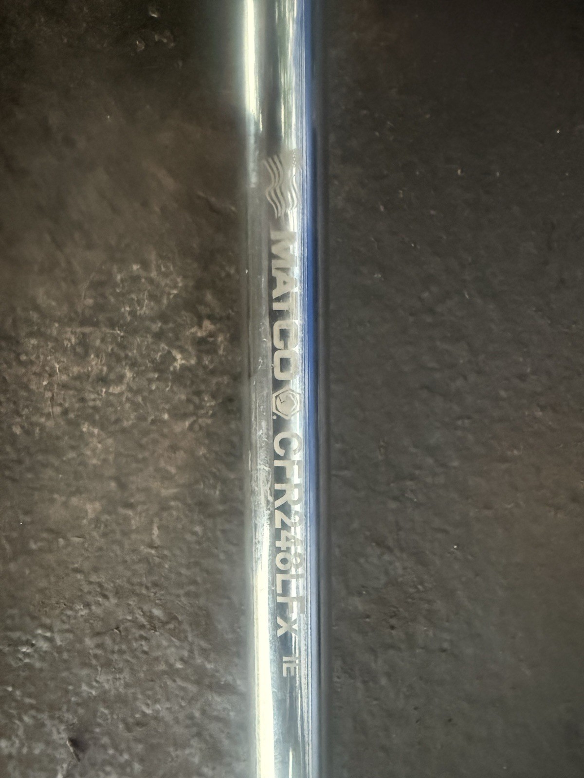 Matco CFR248LFX 1/2” Drive 88 Tooth Locking Flex Head Ratchet 27” Long BLUE USA