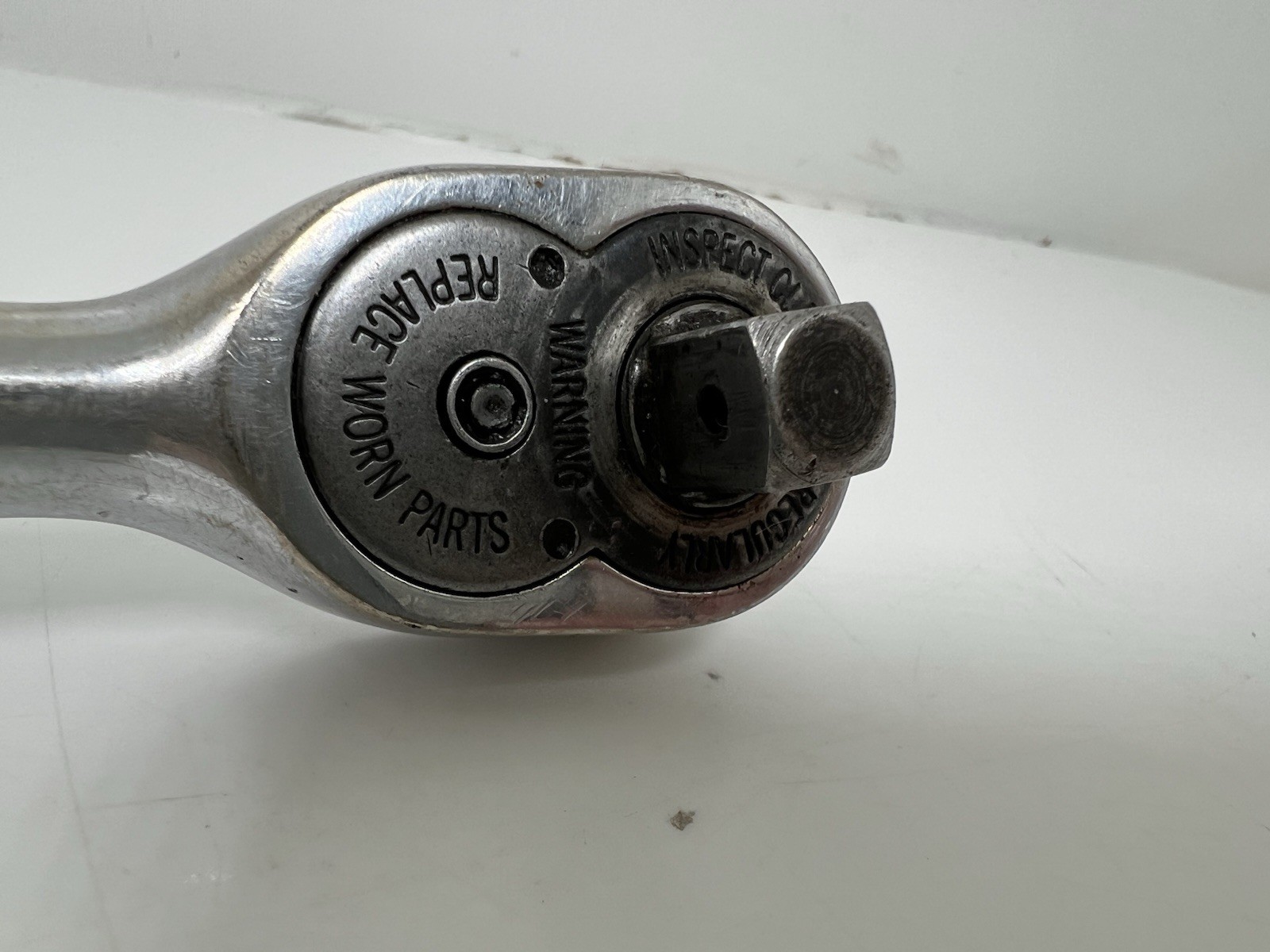 Snap-on F726 3/8” Drive Round Head Ratchet Soft Grip Dual 80 USA Made