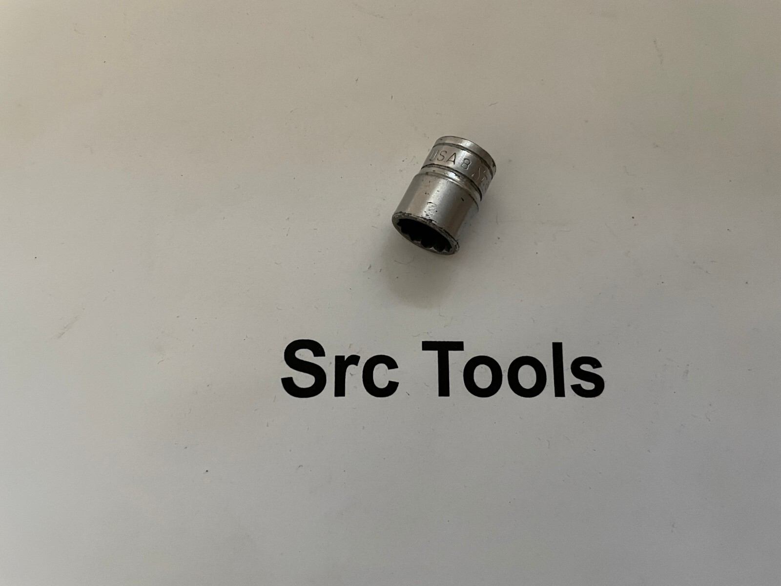 Snap-On Tools USA 3/8″ Drive 12pt 1/2″ SAE Shallow Chrome Socket F161