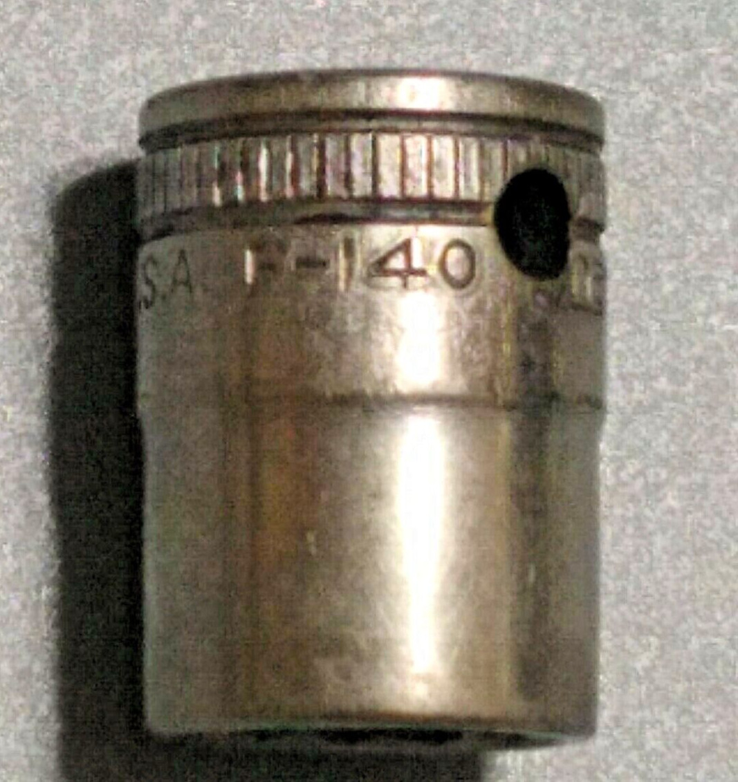 Snap on F-140, 3/8″ Drive, 7/16″ Socket, Shallow, 12 Point