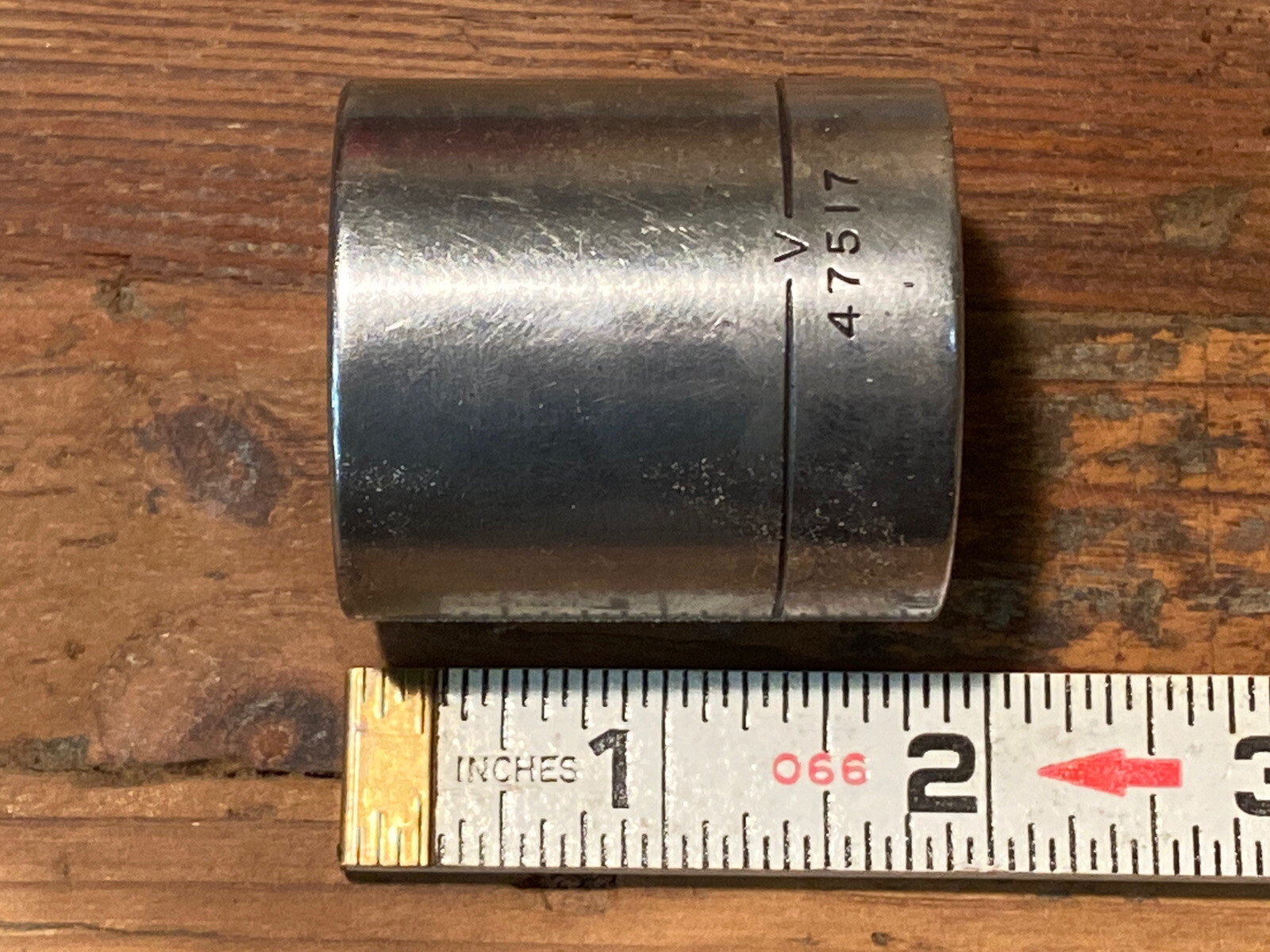 Vintage Craftsman 1-1/4» SAE Shallow 12 Point 1/2» Dr. Socket -V- 47517 USA