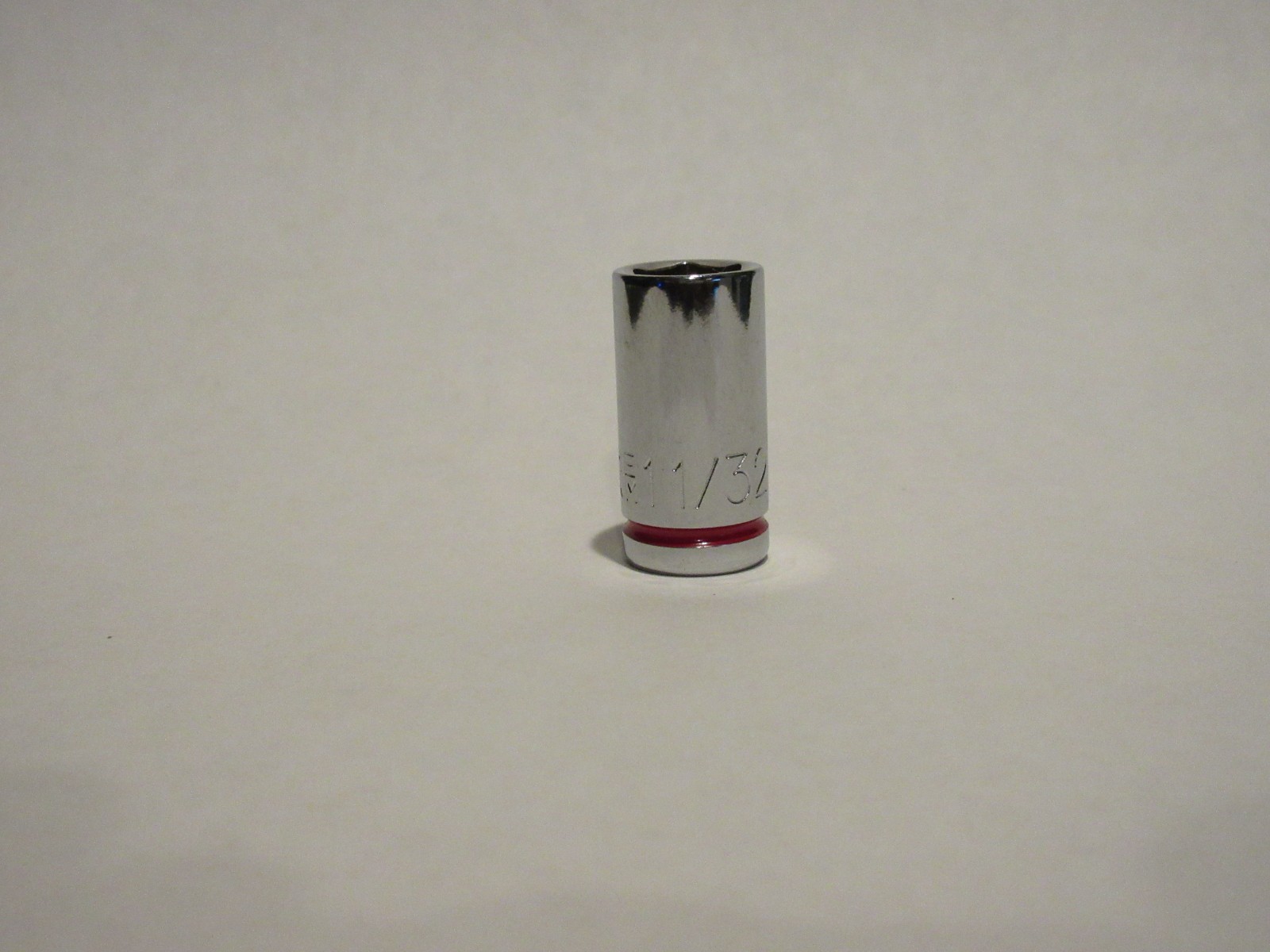 Hyper Tough Shallow Socket, 1/4 in. Drive, 6-Point, 11/32
