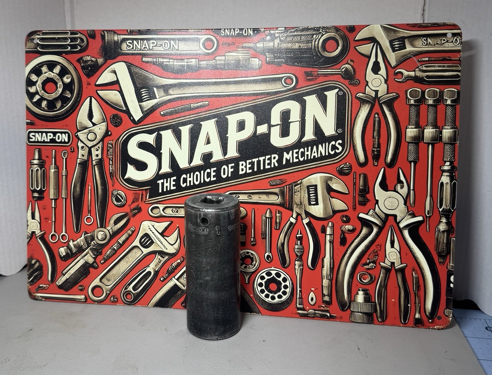 Snap-On Tools SIM320 1” SAE 1/2” Drive Deep 6 pt Impact Socket USA
