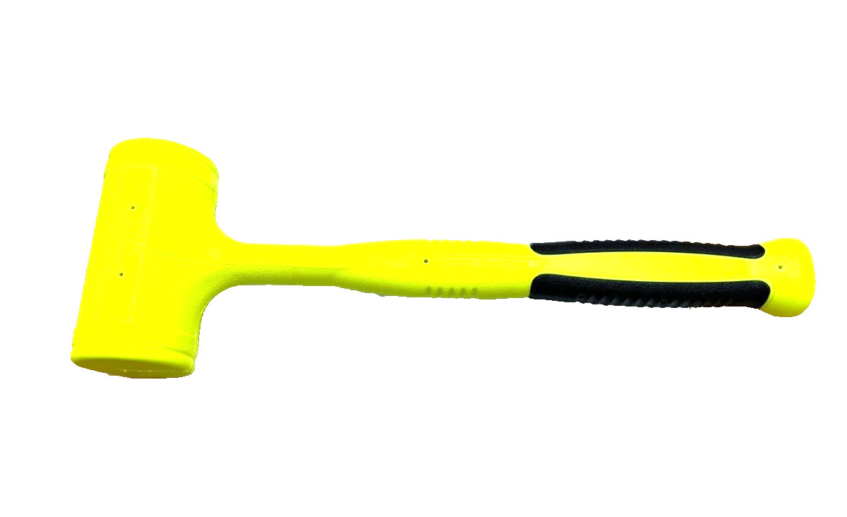 Snap On tools hbfe48HV 48 ounce soft grip dead blow hammer Hi-Viz Yellow New USA