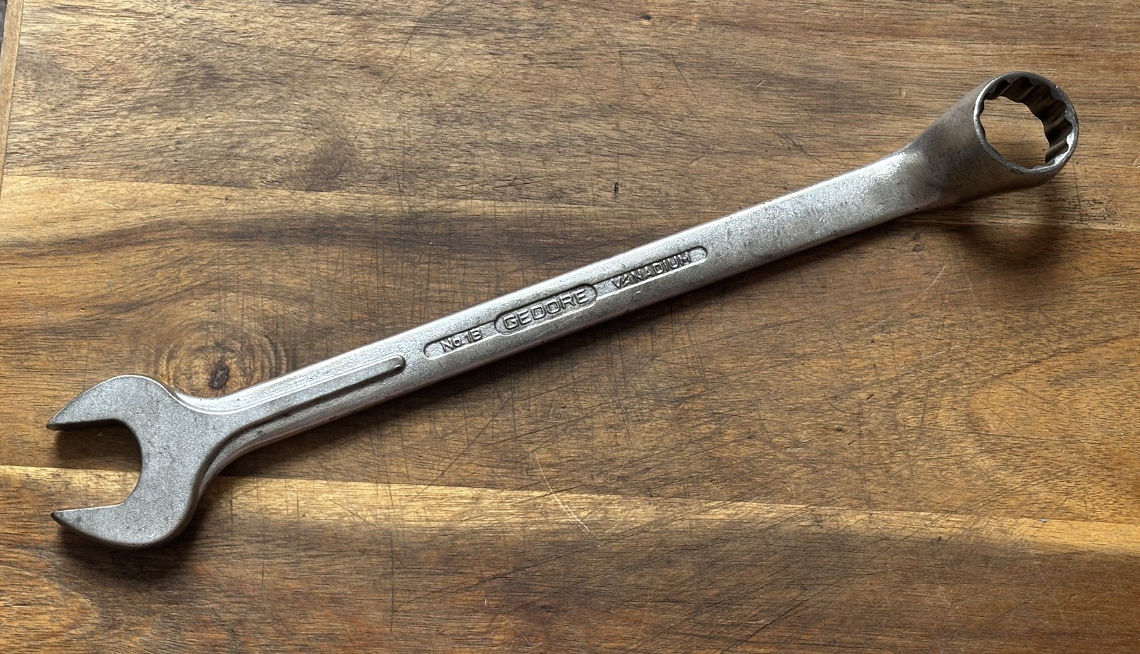 GEDORE No1B – 27mm metric – Cranked Combination Spanner . High Quality German