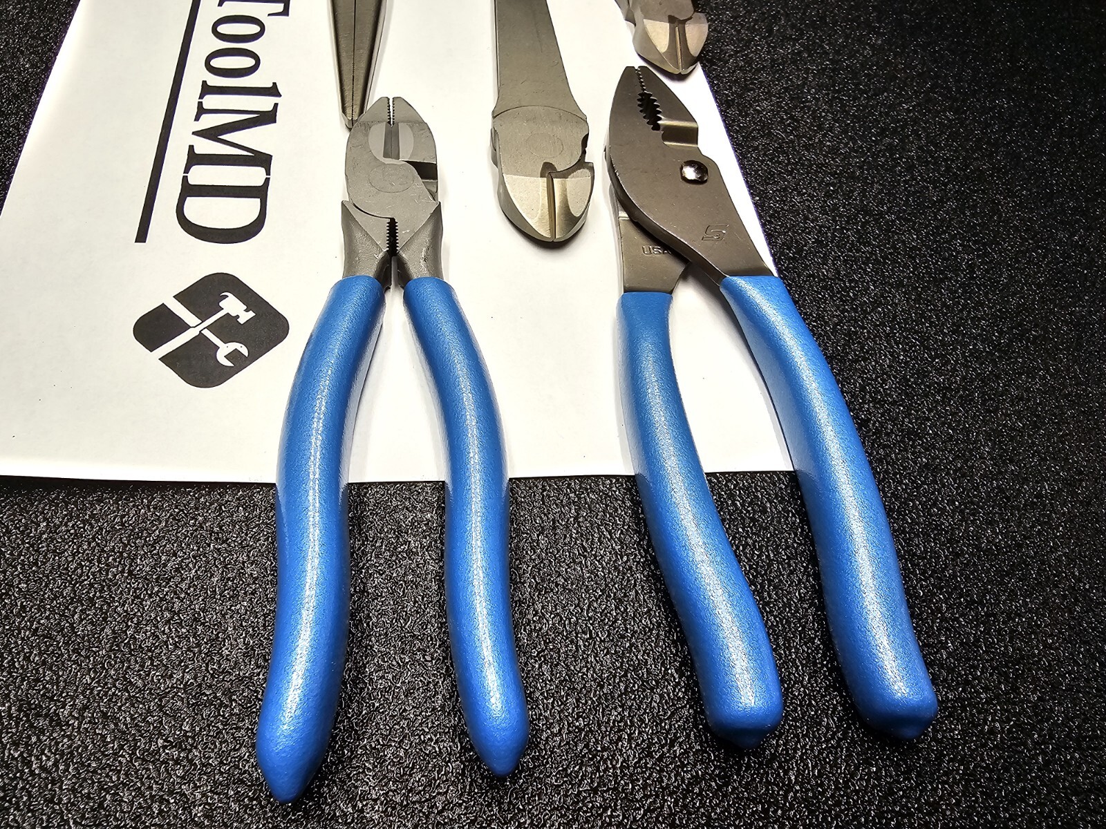 Snap-on Tools USA RARE 5pc PEARL BLUE Plier & Heavy-Duty Cutter Lot Set 312CF