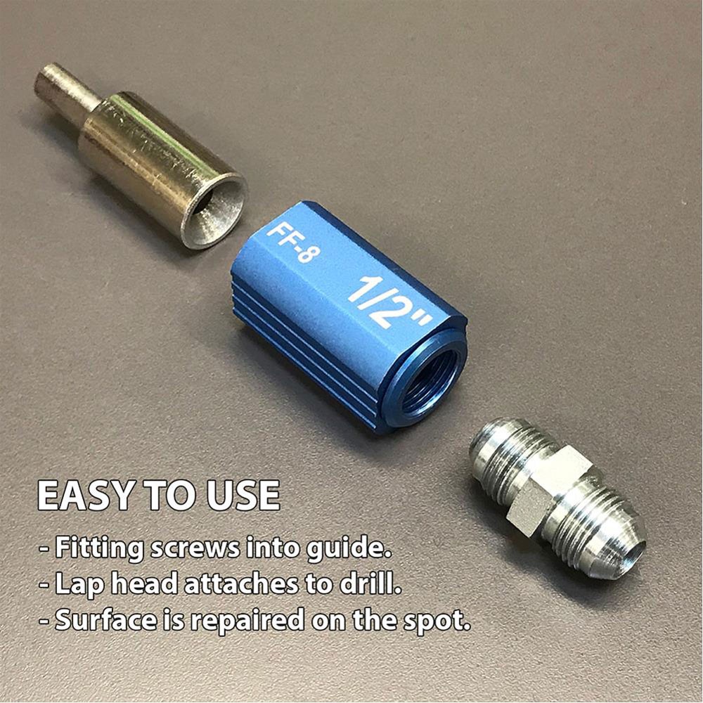 Koul Tools AN Fitting Repair Tool FF-10; Fitting Fixer 5/8 in. (-10AN) 37deg