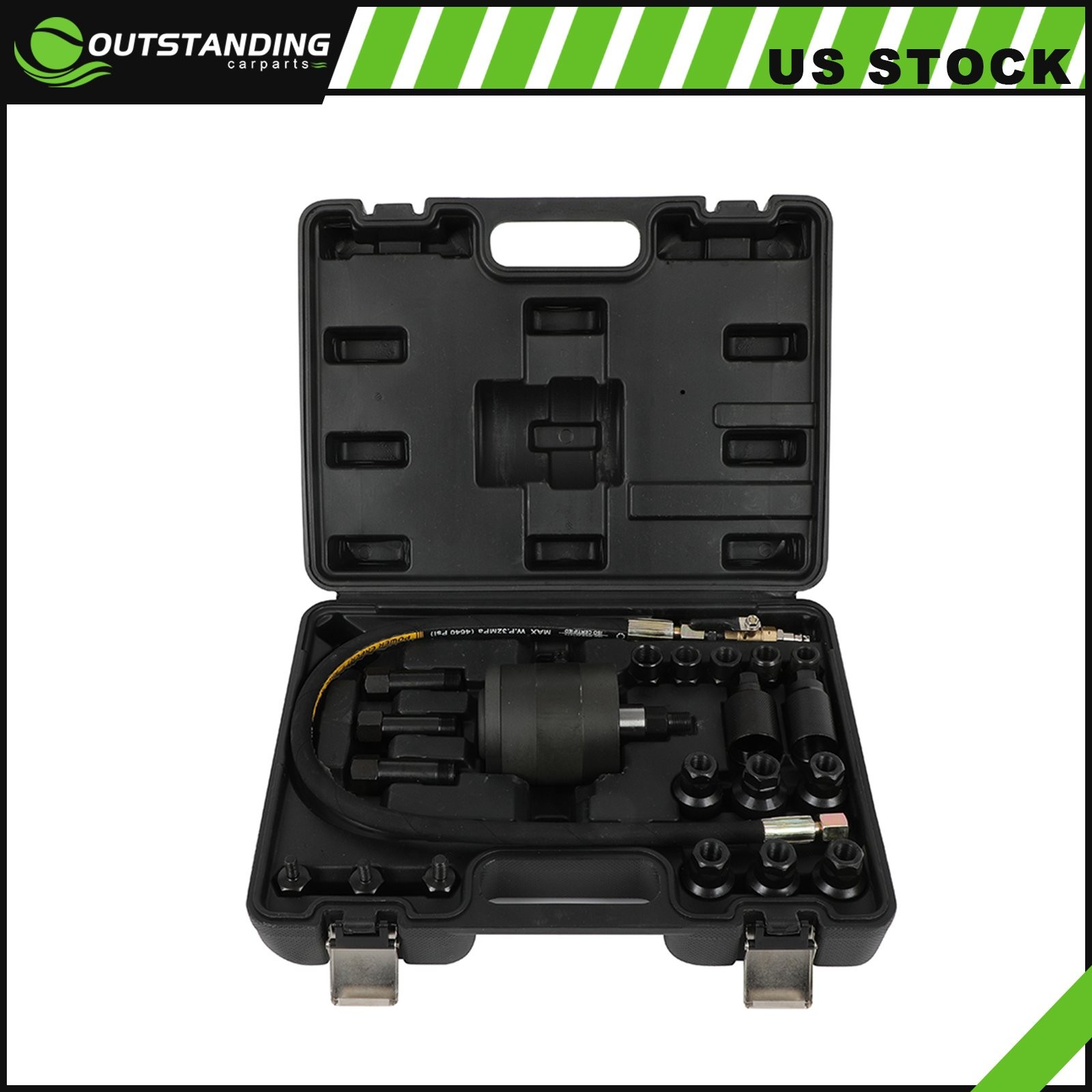 21PCS Removal Tool Sets Diesel Fuel Pneumatic Puller Set For Injectors