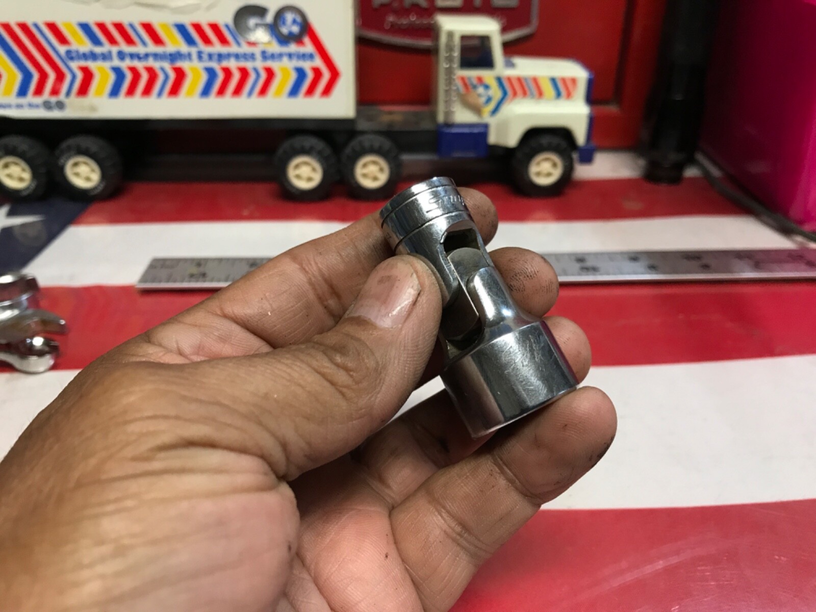 snap on socket swivel 3/4” 3/8″ drive 6 points FS24 NICE 👍 2222