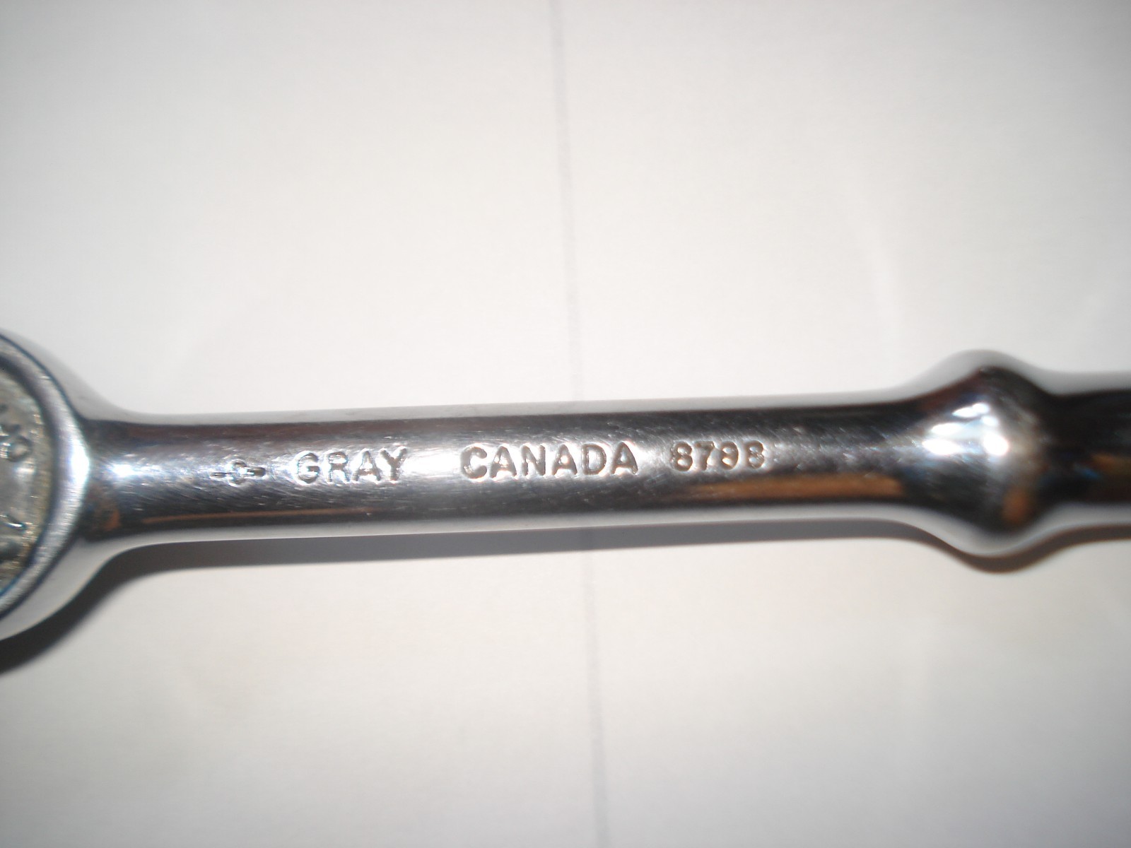 NICE Vintage GRAY Tools Canada 8798 Ratchet. 1/2″Dr. 10 Inch Light Use
