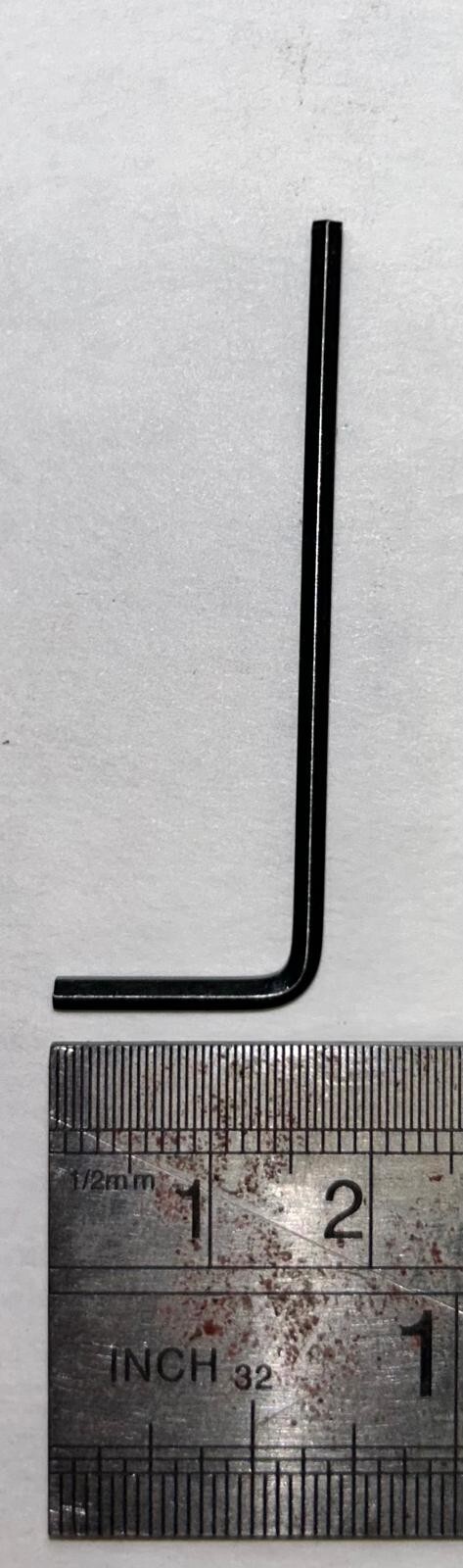 2mm Silver Metric Allen Hex Key Loose Allan Alan Alen Keys Imbus 50mm long