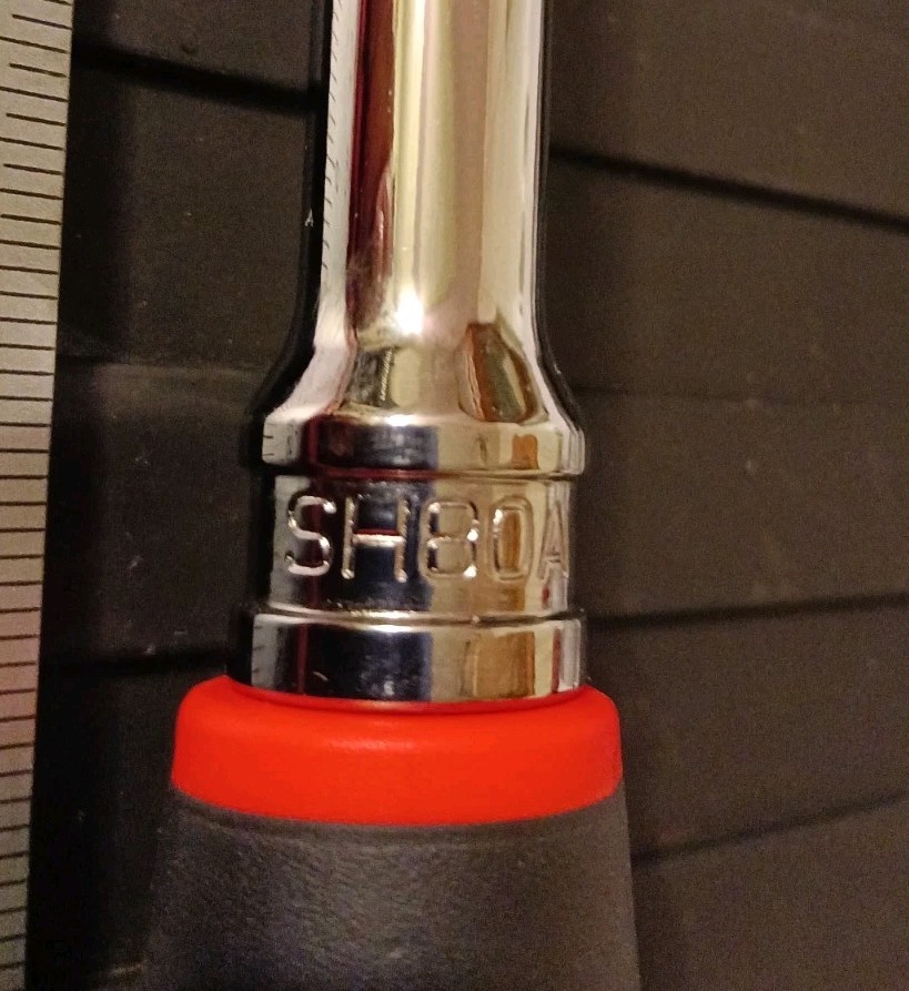 Snap-on NEW SH80A 1/2” Drive Red Soft Grip Handle 80 Tooth Ratchet NEW