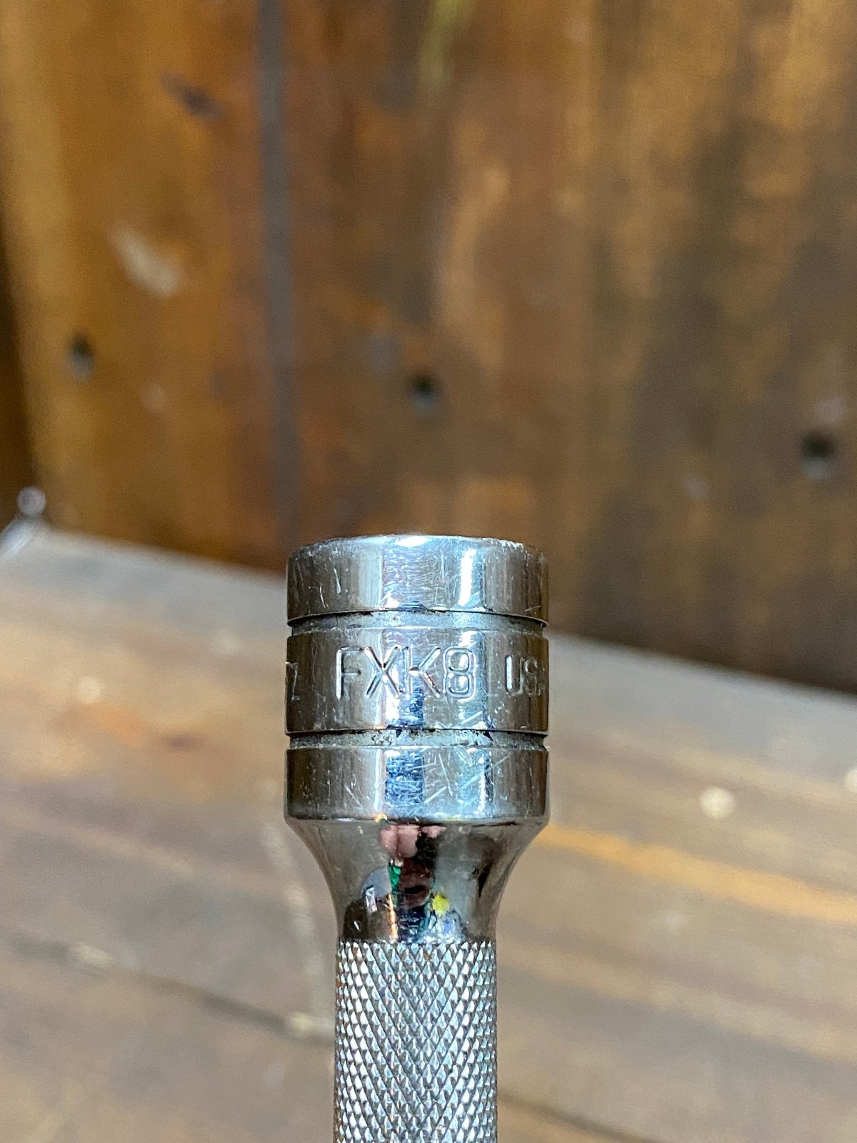 8″ Snap On 3/8″ Drive Long Knurled Friction Ball Socket Extension | FXK8 | USED