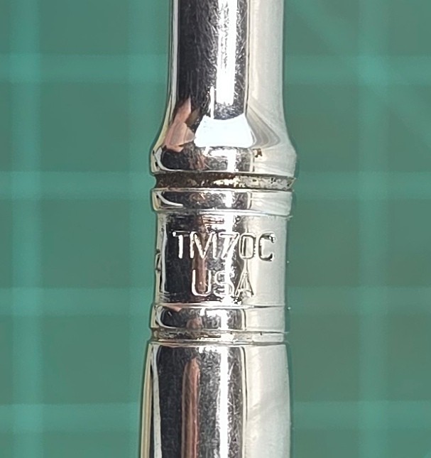 Snap On Tools 1/4″ Drive TM70C Ratchet Vintage