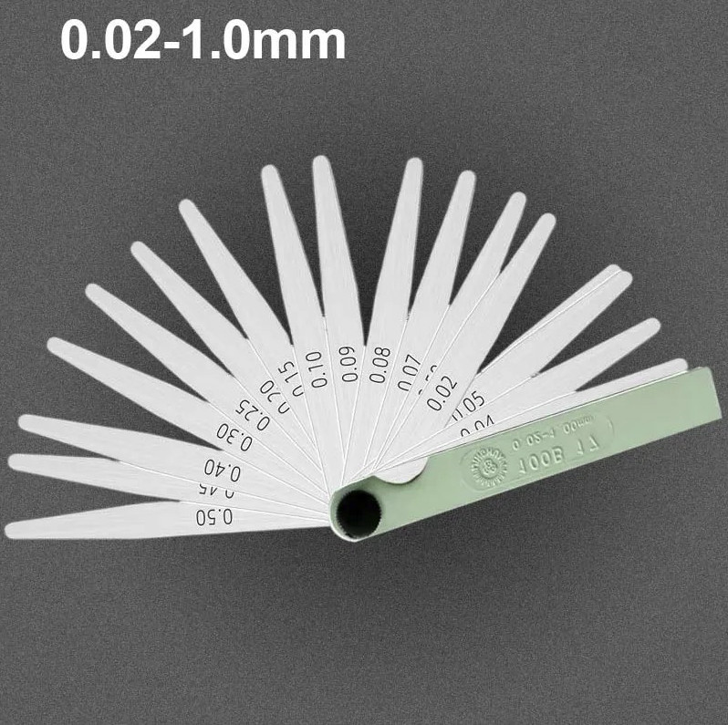 1pc 17-Blade Feeler Gauge Set 0.02–1.00mm Precision Gap Measuring Tool – NEW