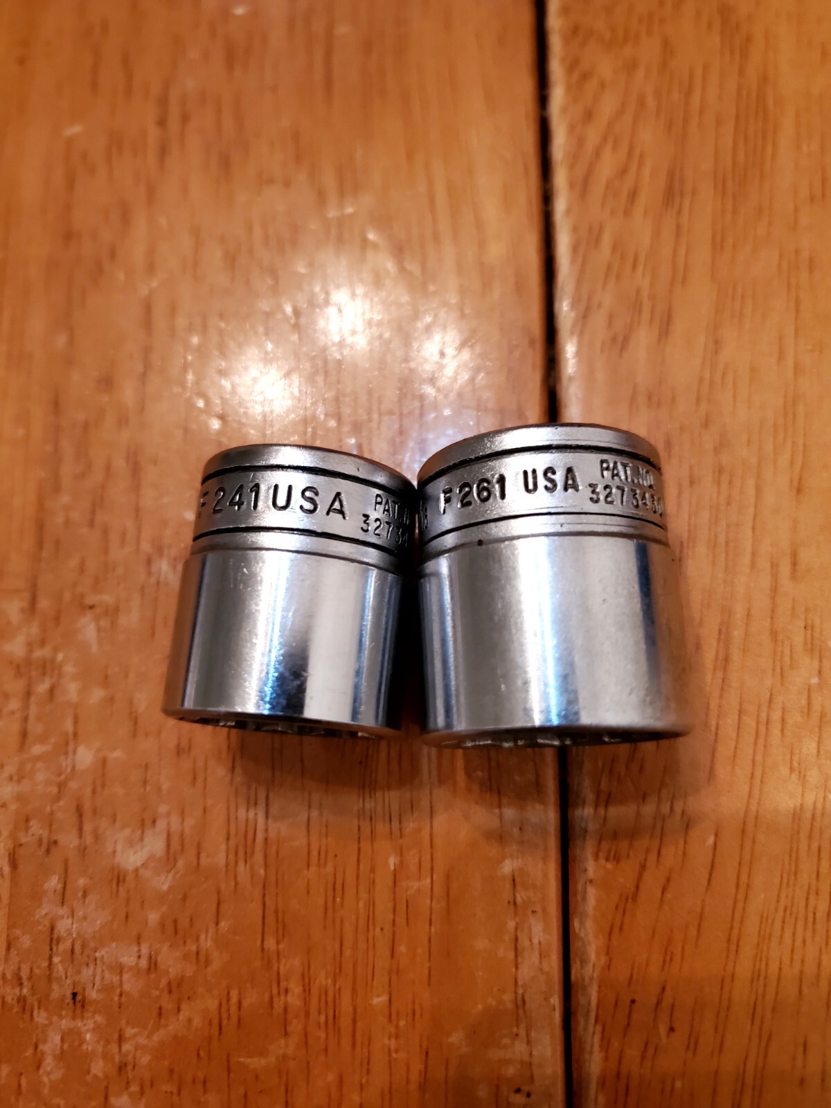 Snap On 3/8″ Drive 3/4″ 13/16″ 12PT Shallow Chrome Sockets Lot Of 2