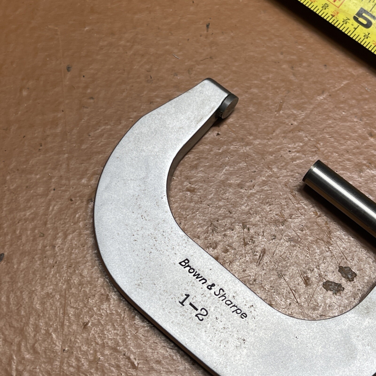 Brown & Sharpe USA 1 – 2 In Outside Micrometer – .0001″ Graduation 1” – 2”
