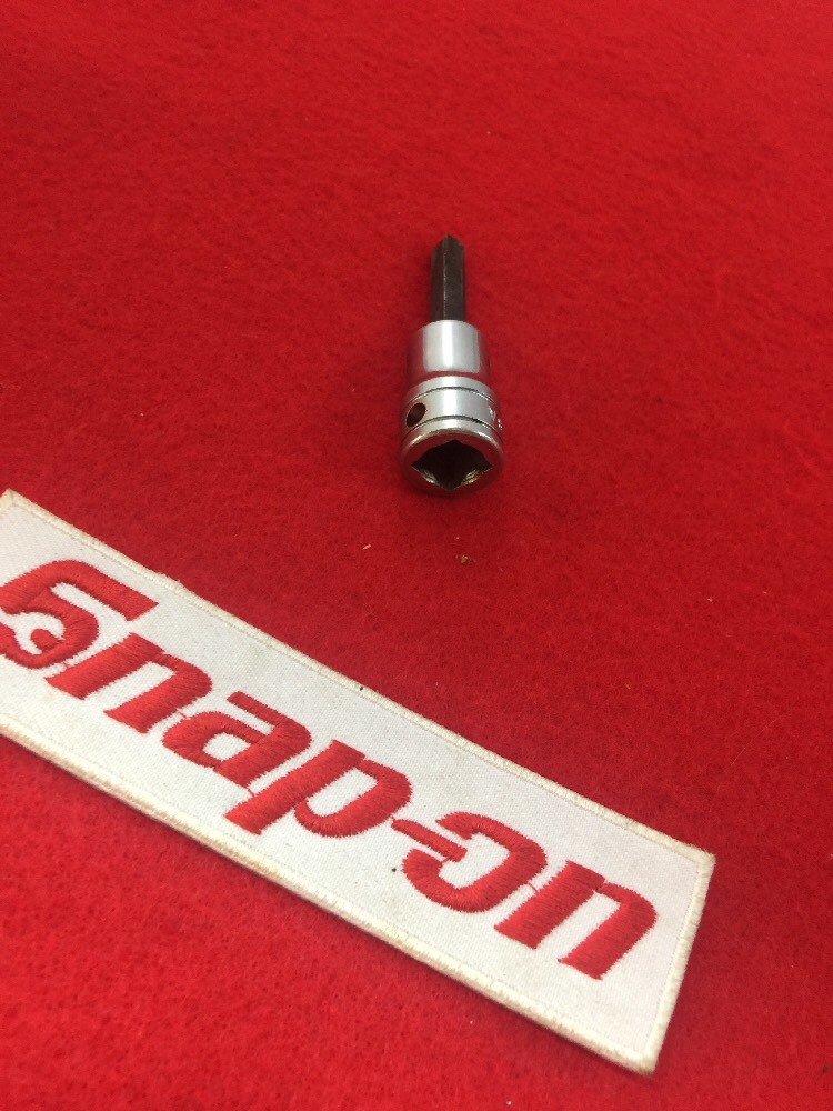 Snap-on Tools USA 3/8″ Drive Phillips # 3 Standard Chrome Socket Driver FP32A