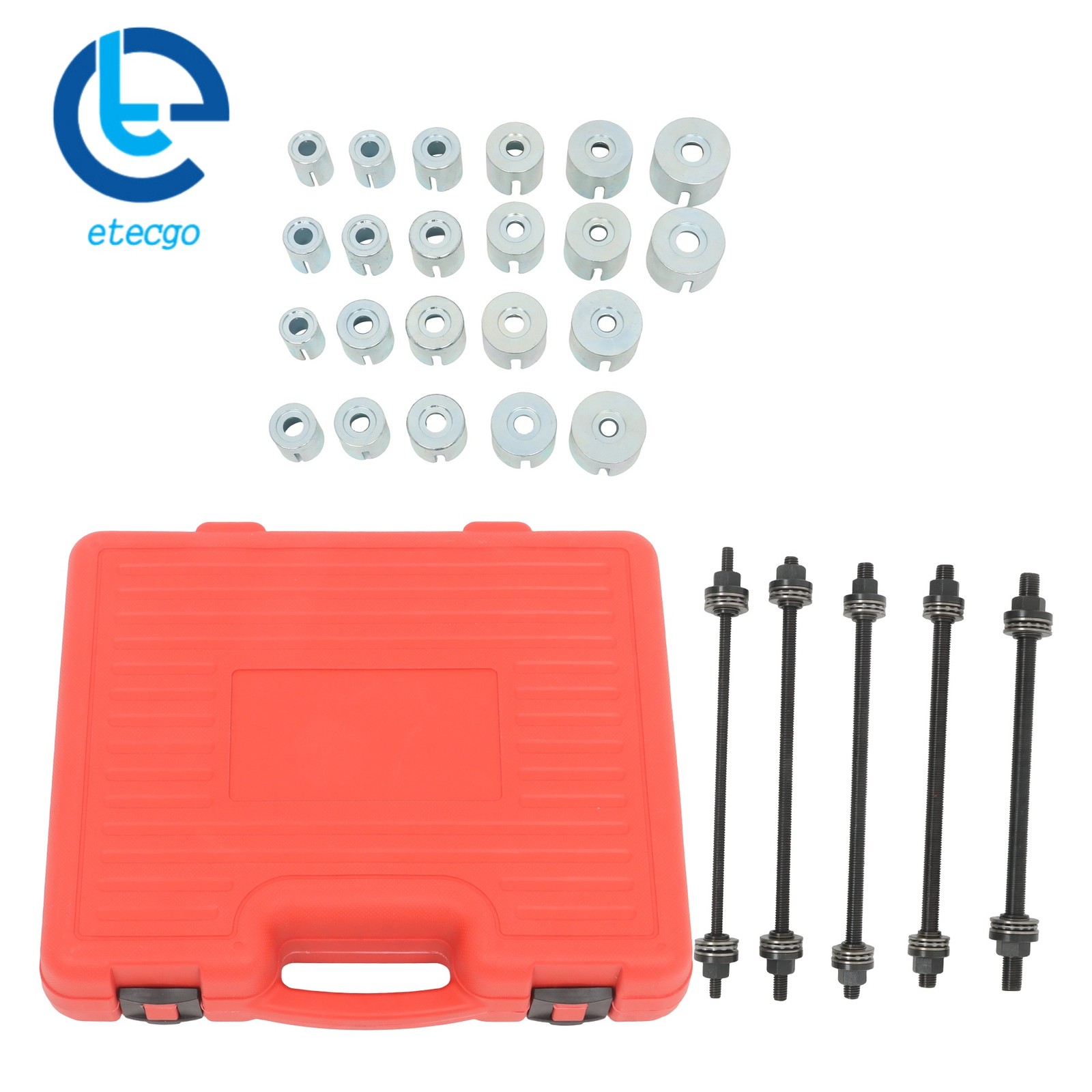 27Pcs Universal Press and Pull Sleeve Bush Bearing Removal Insertion Tool Kit