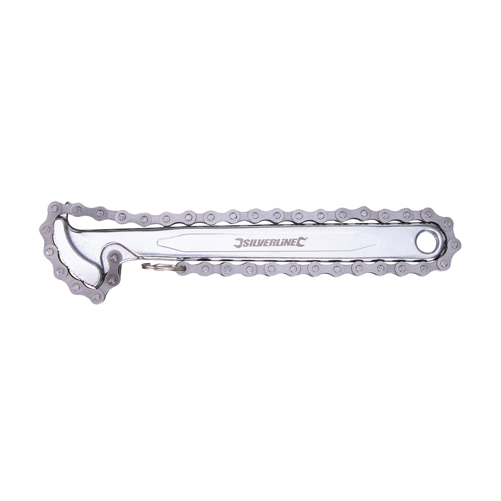 Oil Filter Chain Wrench Remover 150mm Fuel Filter Removal Tool Silverline 675121