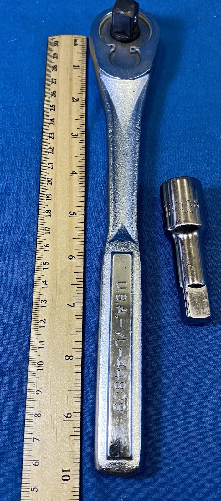 Craftsman VP 44809 1/2″ Drive Push Button Release Ratchet & 3” Extension USA