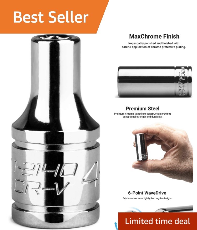 4 mm Chrome Vanadium Socket with 1/4-Inch Drive – Superior Grip and Durability