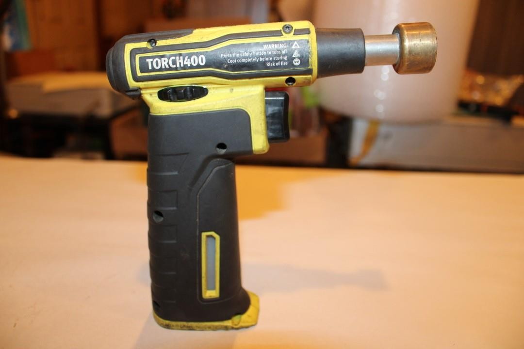 Snap-on TORCH400 High-Power Butane Gas Torch – Yellow TOOL ONLY